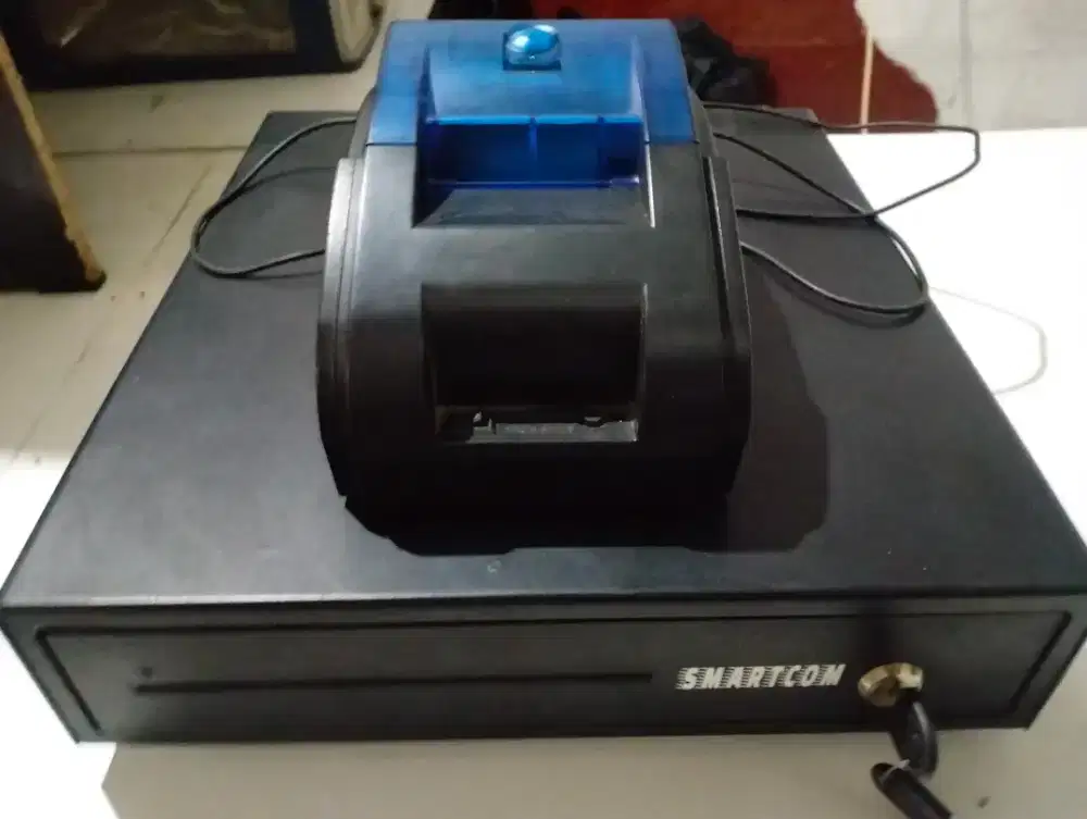 Laci kasir dan printer bluetooth