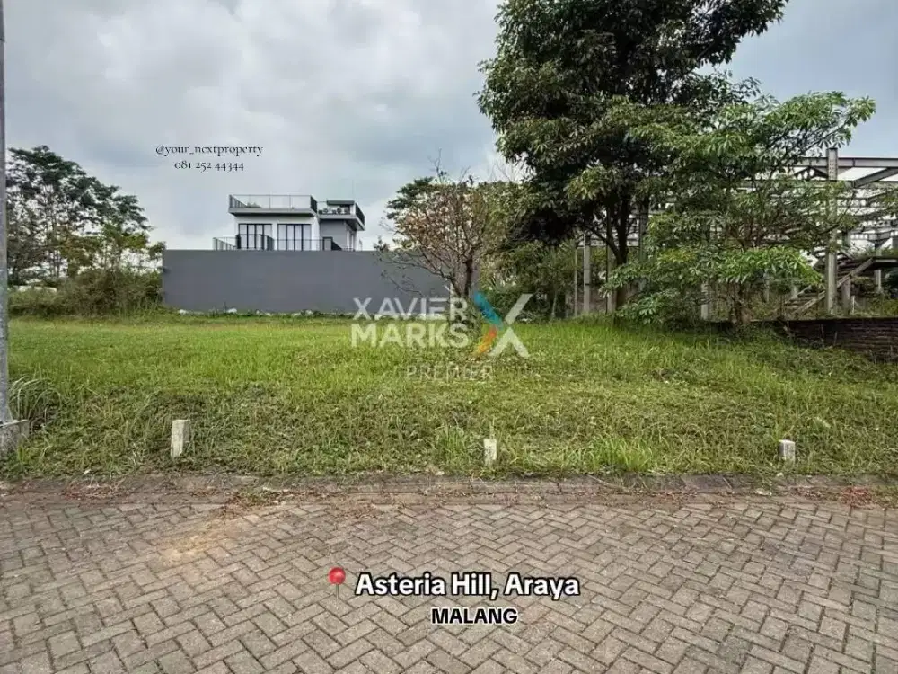 Tanah Kavling di Cluster Asteria Hill, The Araya Malang