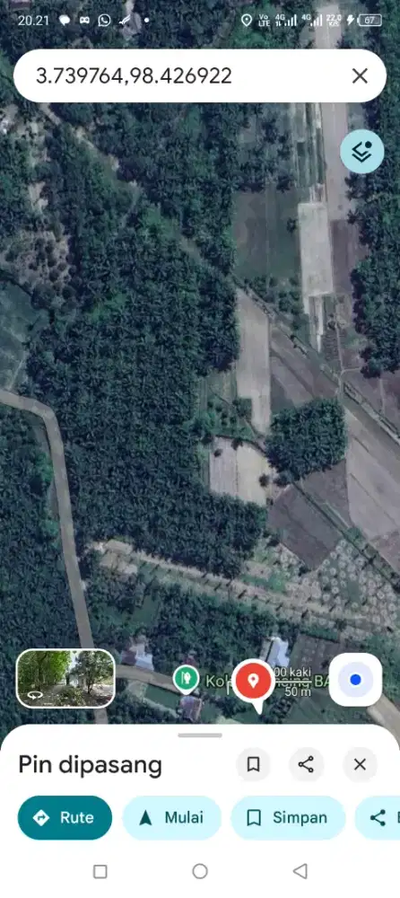 Jual tanah murah 23 Rante