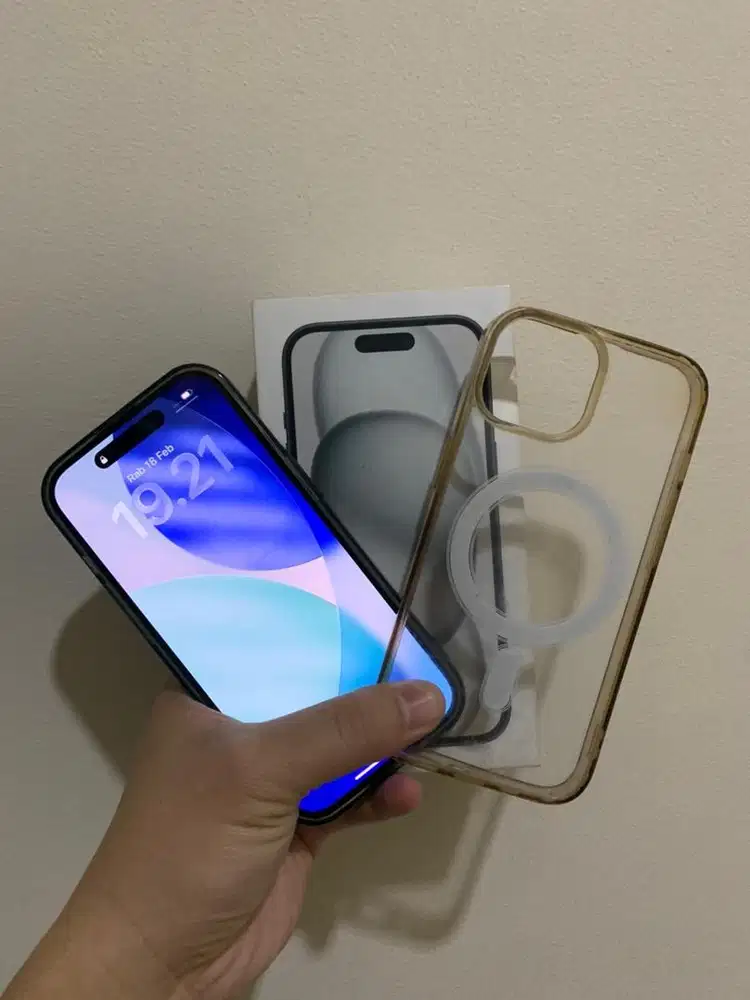 iPhone 15 128gb Black iBox Fullset Original & Garansi ON sampai Mei’26