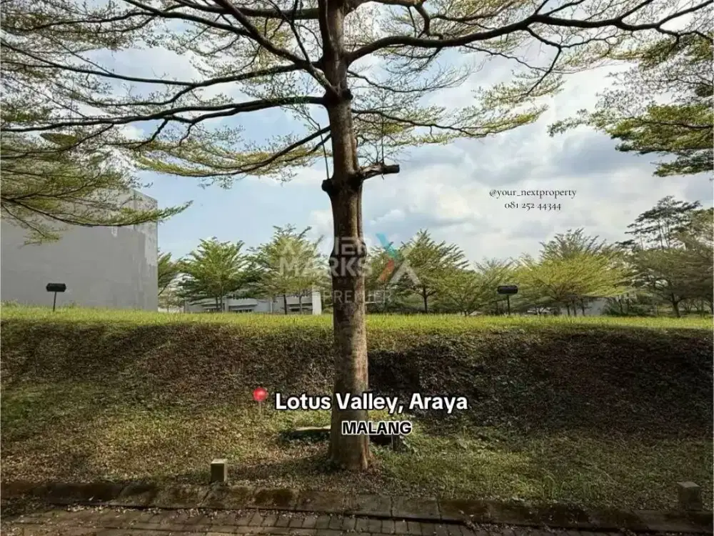 Tanah Kavling Di Cluster Lotus Valley, The Araya Malang
