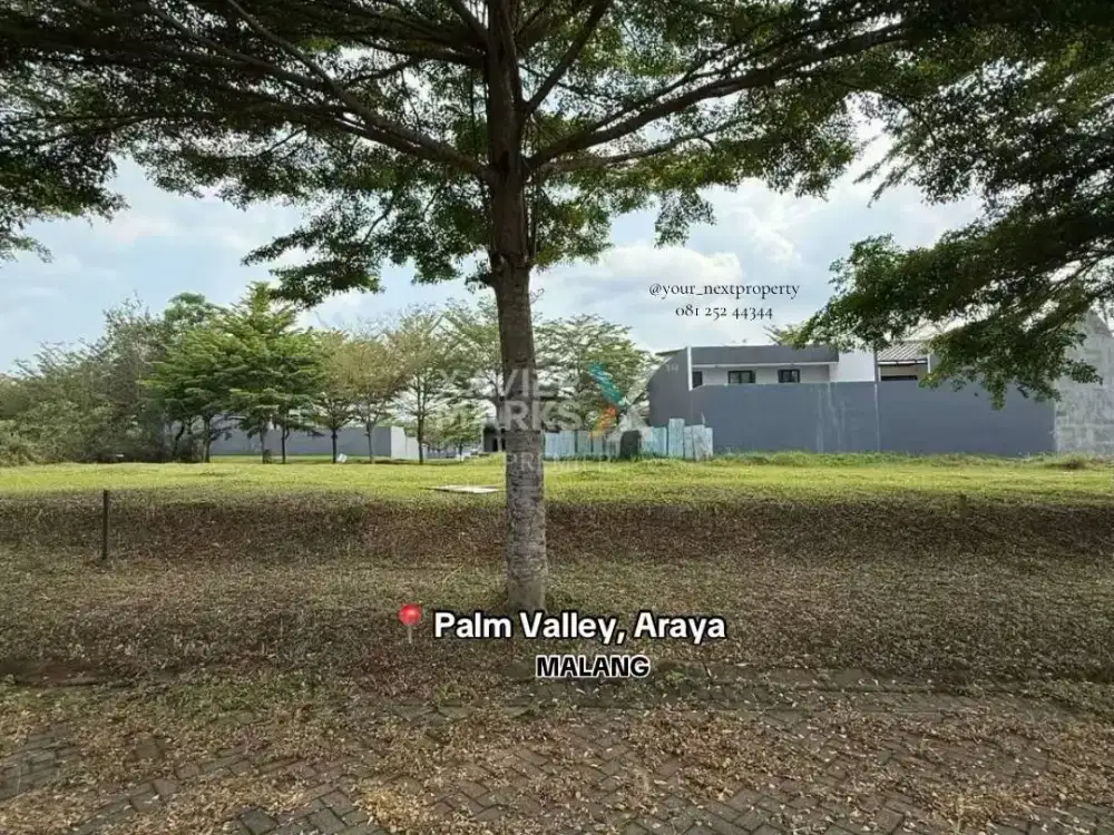 Tanah Kavling Di Cluster Palm Valley, The Araya Malang