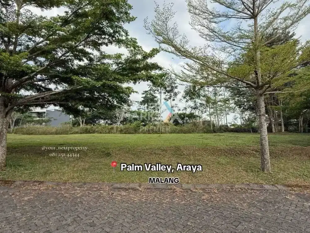 Tanah Kavling di Cluster Palm Valley, The Araya Malang
