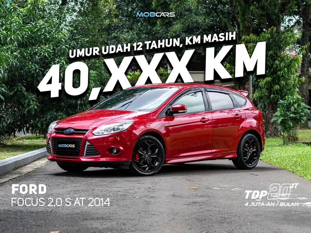 FORD FOCUS 2.0 S AT 2014 Low KM Merah Automatic