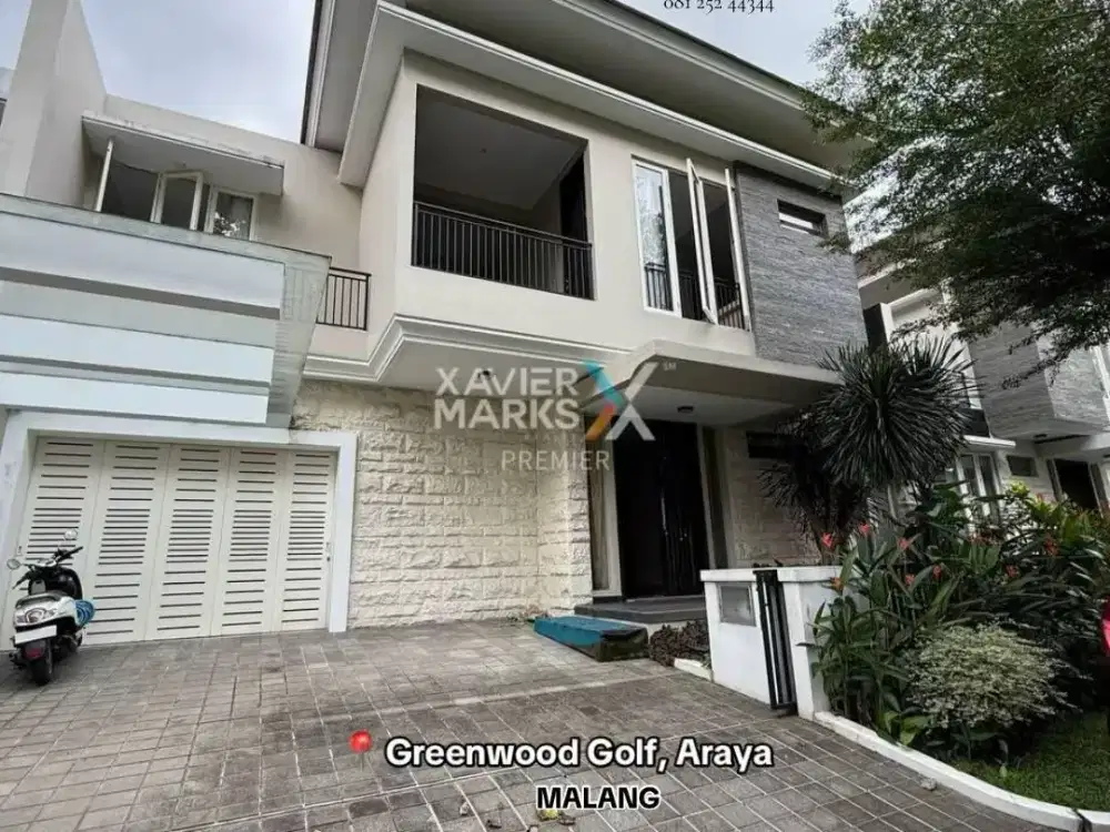 Rumah Design Modern Full Furnish Di Greenwood Golf Kota Araya Malang