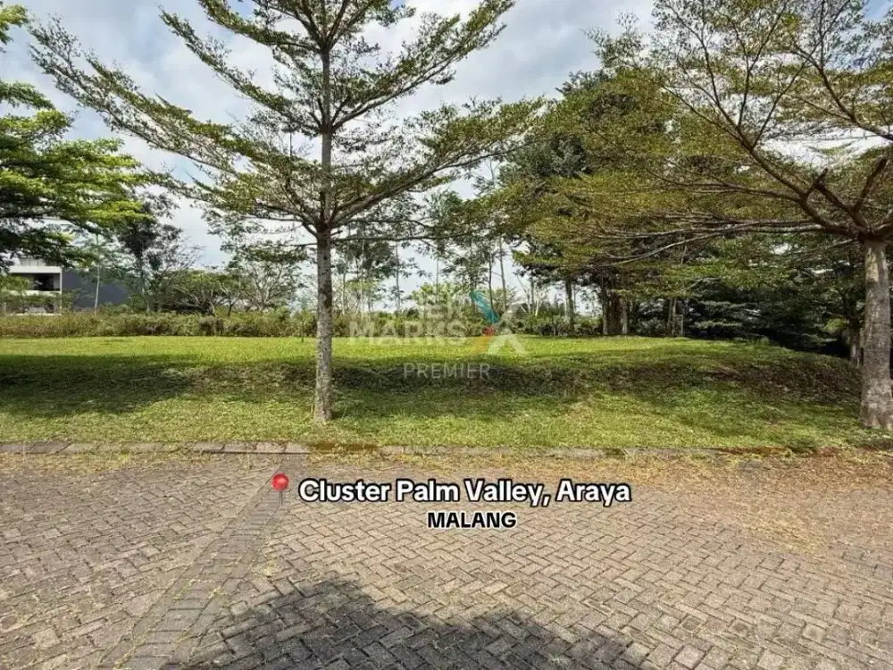 Tanah Kavling Hook Di Cluster Palm Valley, The Araya Malang