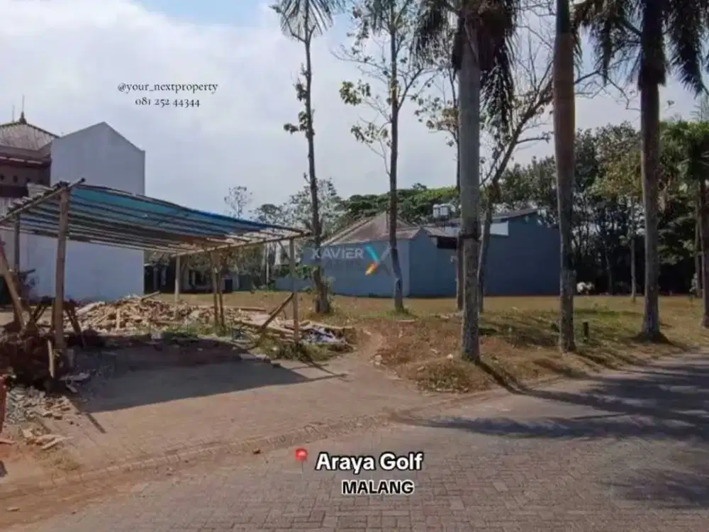 Tanah Kavling Lokasi Favorite Di Boulevard Cluster Araya Golf Malang