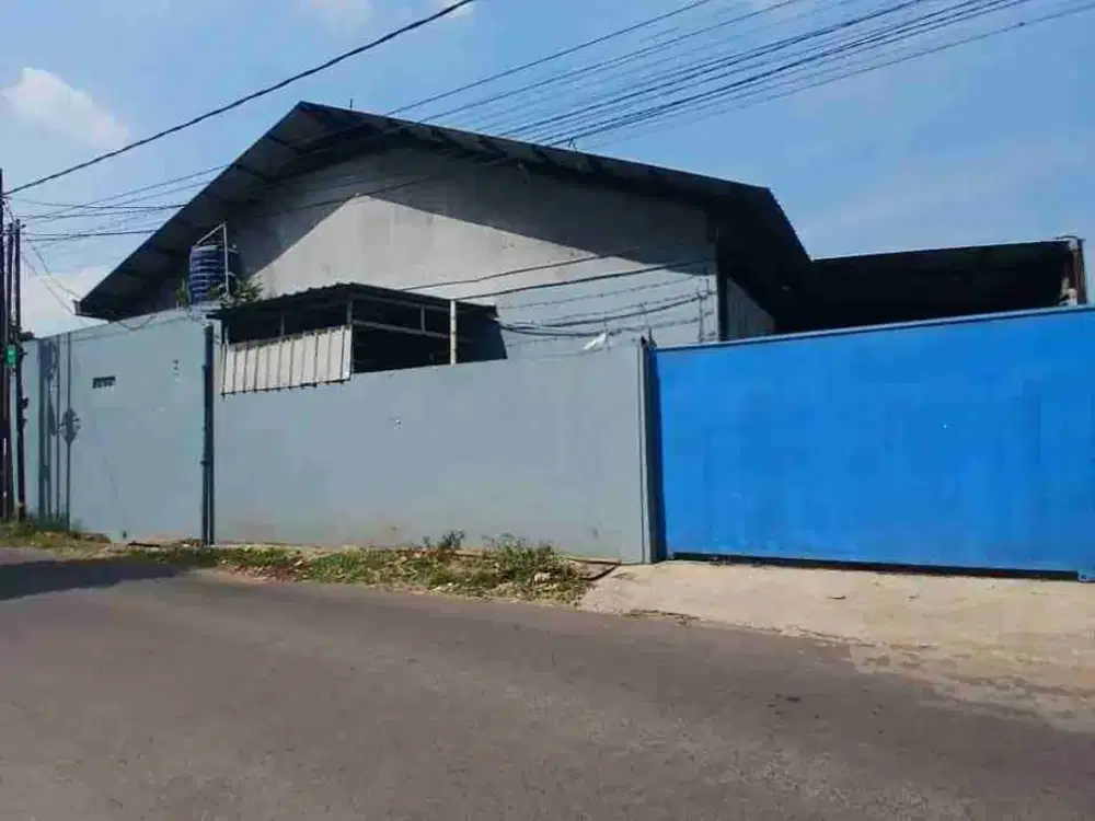 Gudang 562m2 Akses Kontainer 20ft Disewakan di Mustika Sari, Mustika Jaya, Bekasi