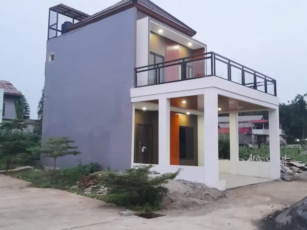 RUMAH IDAMAN AKSES JALAN 2 MOBIL DEKAT TOL JORR HARGA CUMA 1 MILYAR