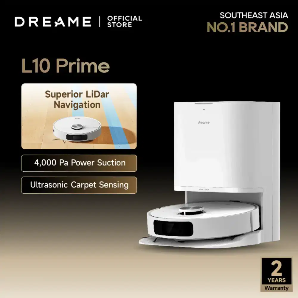 DIJUAL MURAH!! 100% BNIB DREAME L10 PRIME VACUUM CLEANER ROBOT