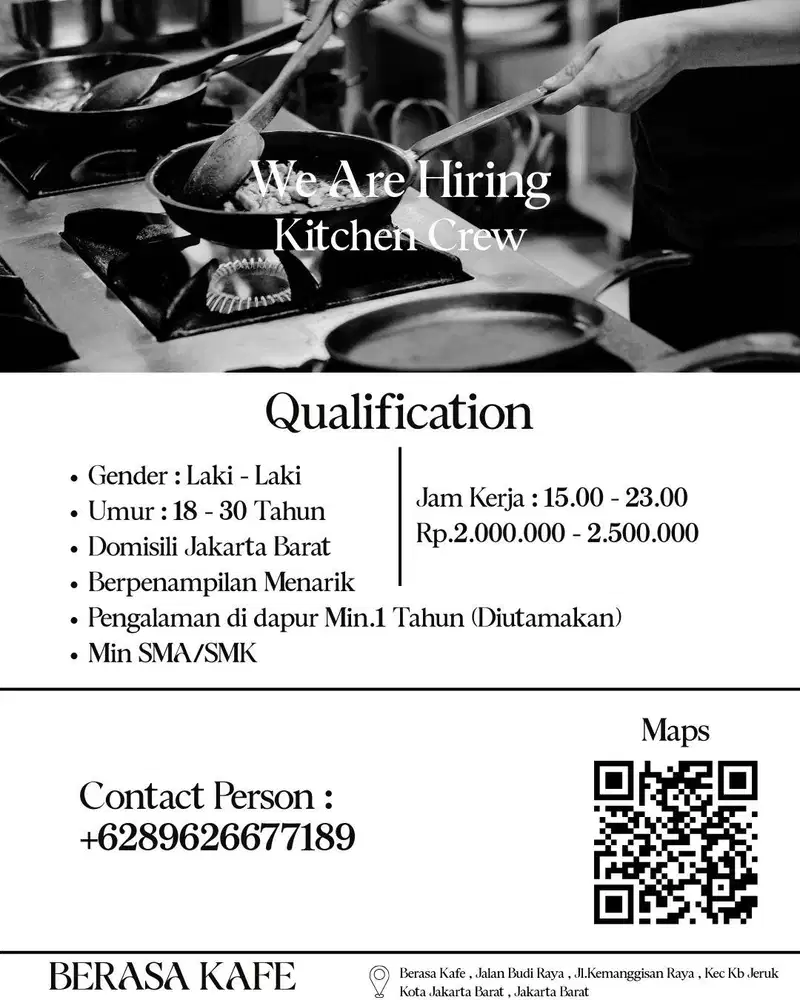 Lowongan Kitchen Crew
