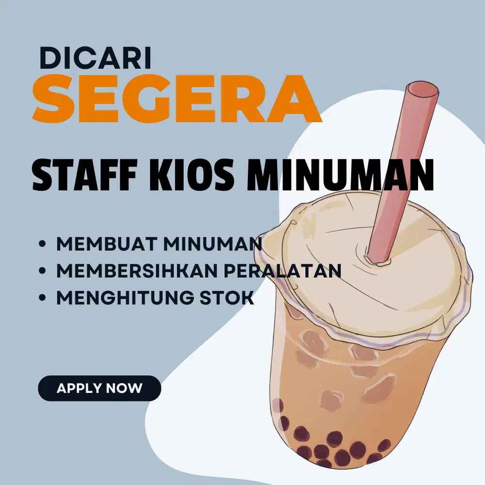 Lowongan Staff Kios