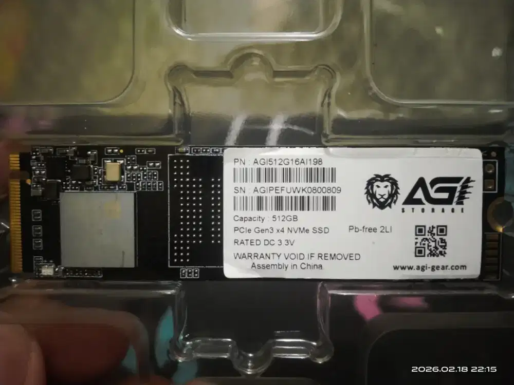 SSD M.2 NVMe AGi 512GB