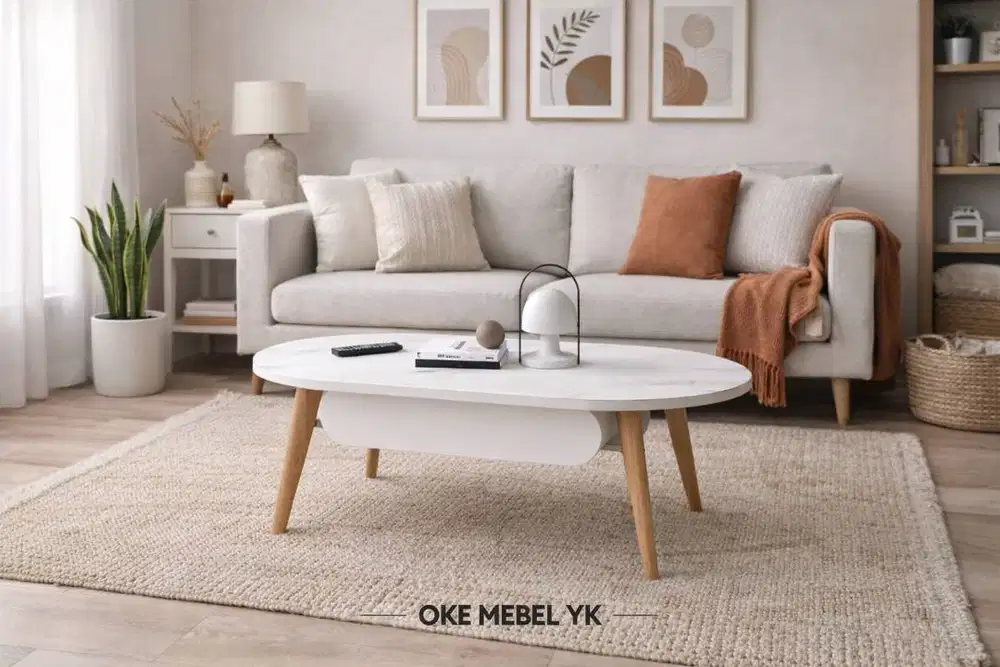 Meja Tamu Alana Dachi | Meja Kopi Minimalis Modern