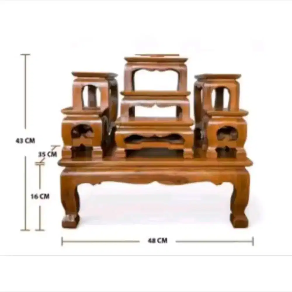 Meja Altar 1 Set Thailand Import Tomu Bucha