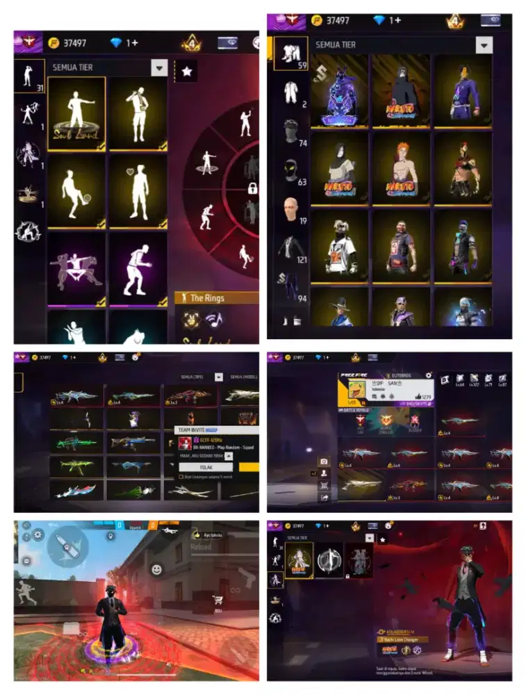 Jual akun FF murah meriah yg minat lansung inbox aja