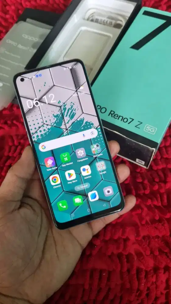 Oppo Reno 7z 5g NFc ram 8+8/128 mulus fulset no minus