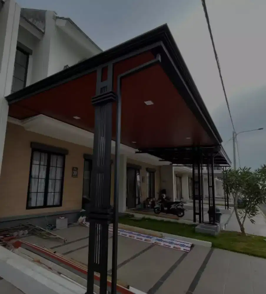 Kanopi terpasang rapih