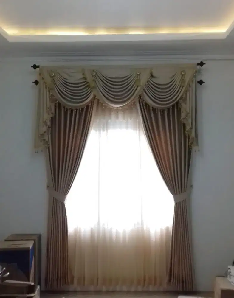 Gorden Tirai model minimalis modern custom