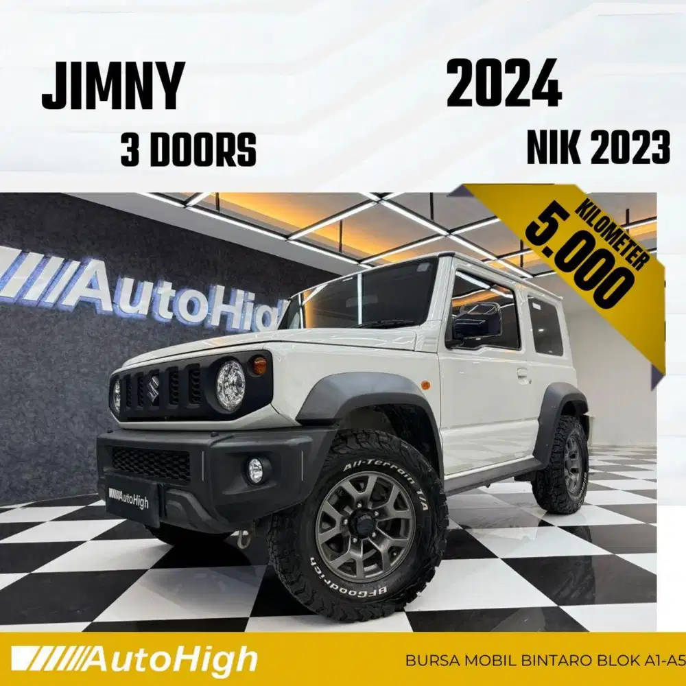 DP10% [Km5.000] Jimny 3Doors 1.5 AT 2023 White Reg 2022 #AUTOHIGH