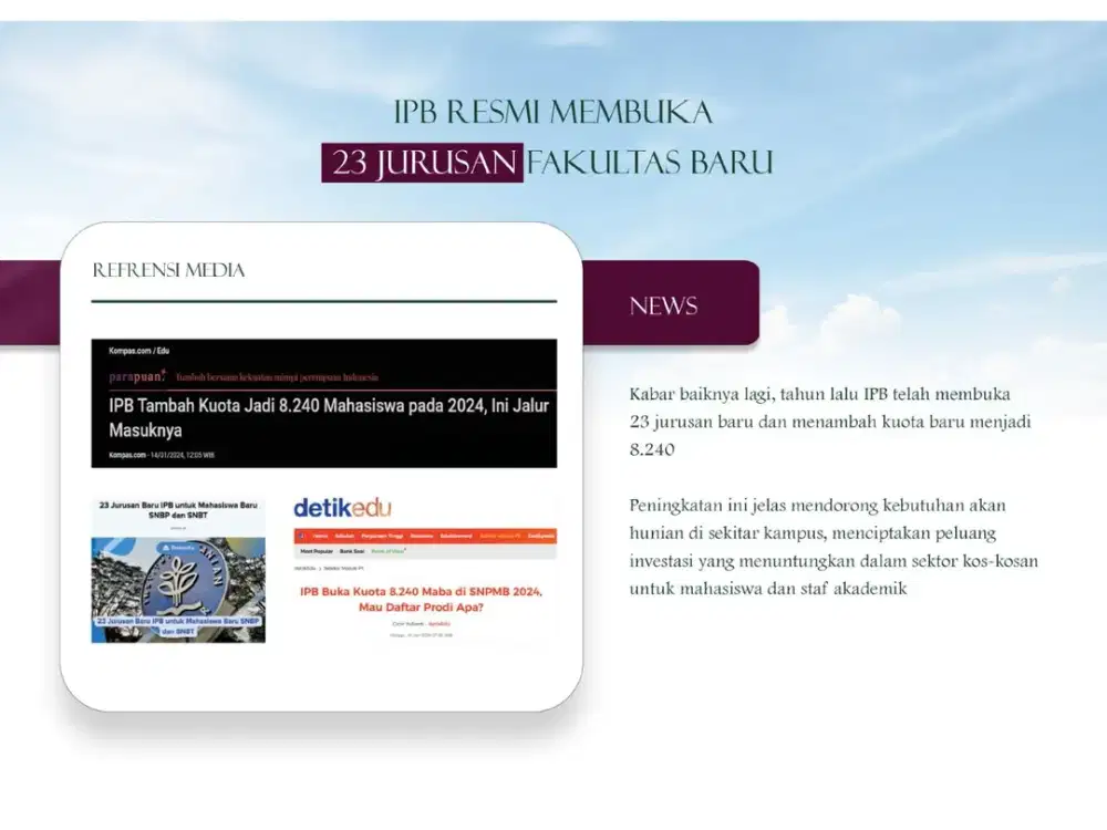 [HOT] JUAL Kosan IPB (5 KAMAR, Dekat KAMPUS IPB) Kost FURNISHED Dramaga Bogor Barat UPK2