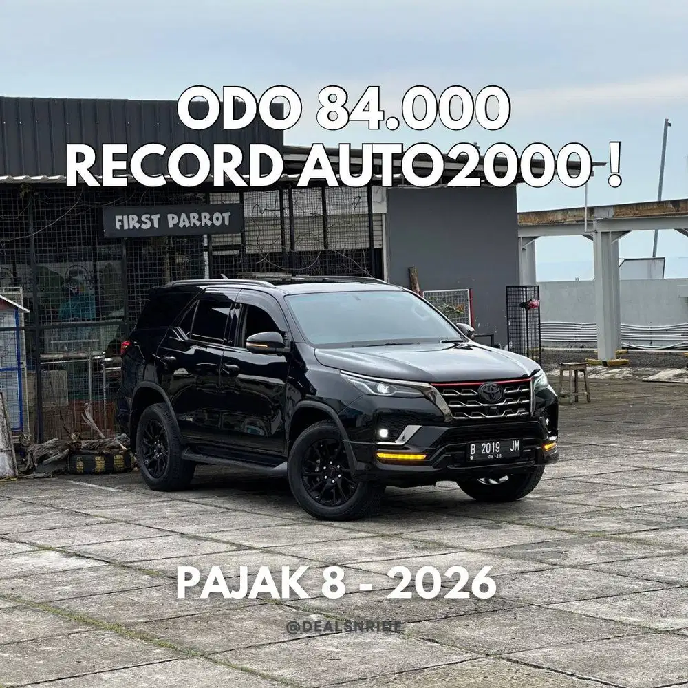 KM 84.000 !! PAJAK 8/2026 TOYOTA FORTUNE VRZ TRD 2.4 DIESEL 2021 MULUS