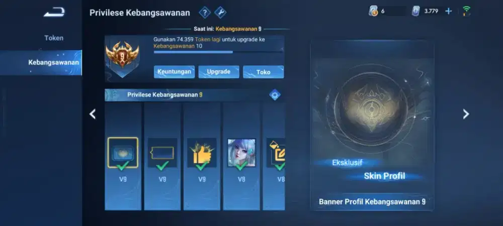 Jual akun hok sultan