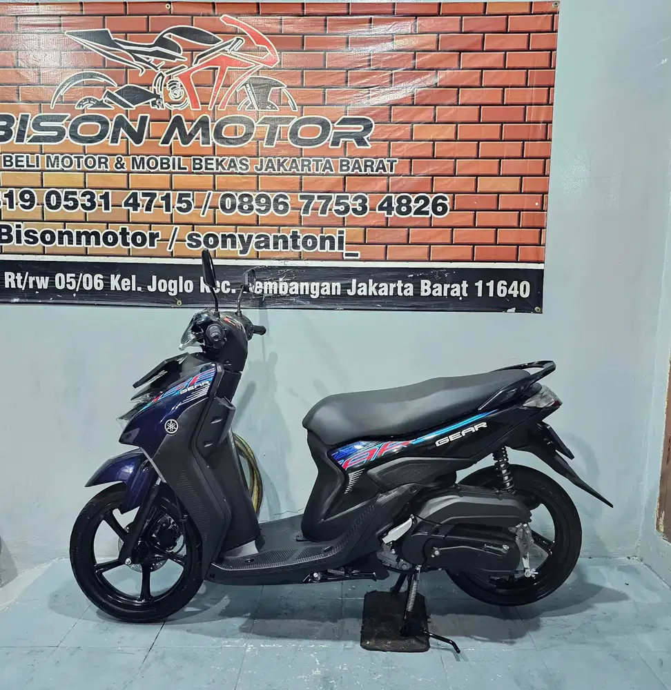 ISTIMEWA! YAMAHA MIO GEAR 125 LED TAHUN 2024 UNGU HITAM