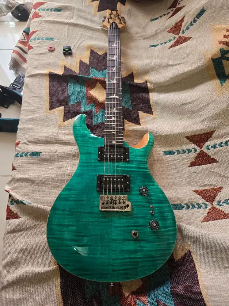 Gitar Prs se 2408 warna turqoise original made in indonesia