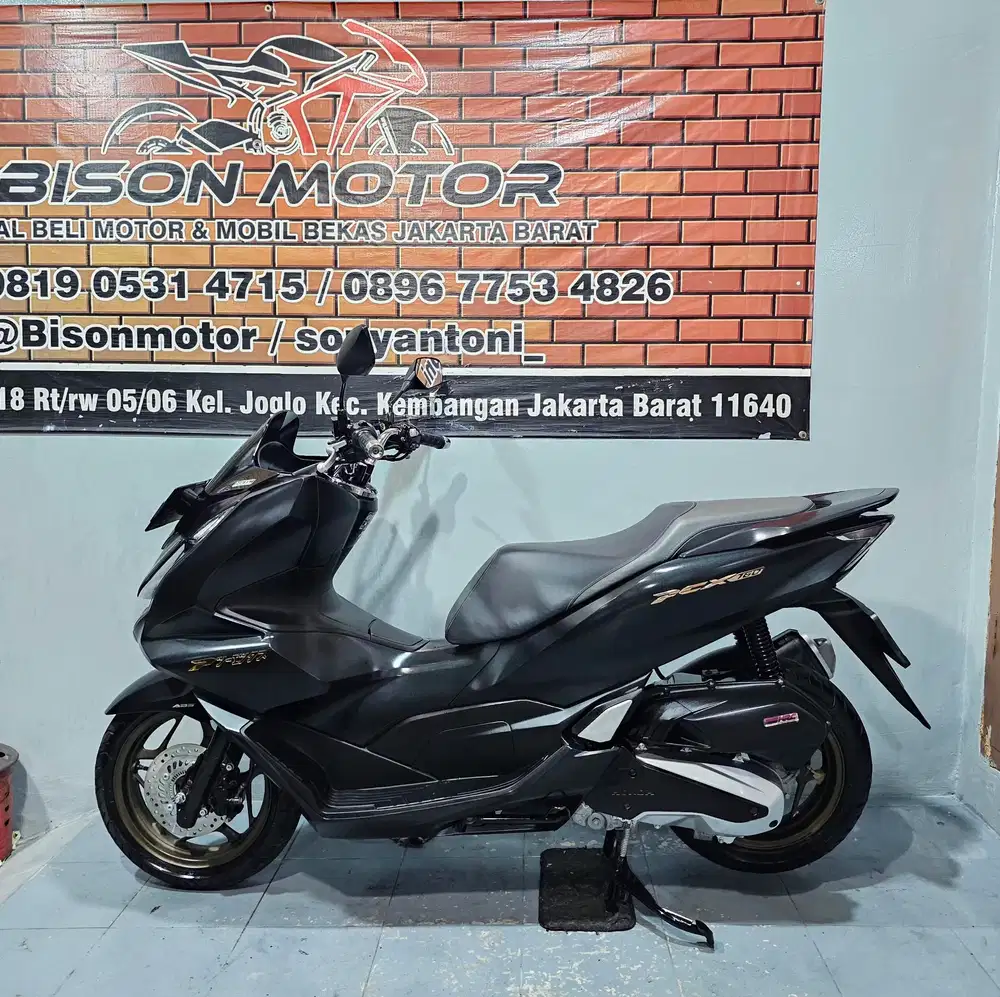 ISTIMEWA! HONDA PCX 160 ABS ISS HSTC KEYLESS TAHUN 2024 HITAM DOFF