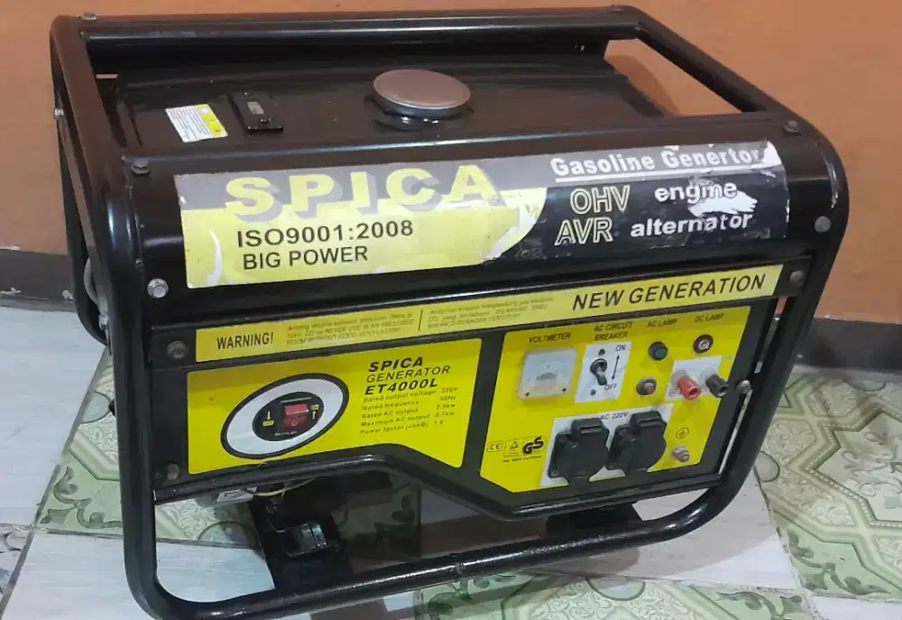 Dijual cepat genset SPICA ET 4000