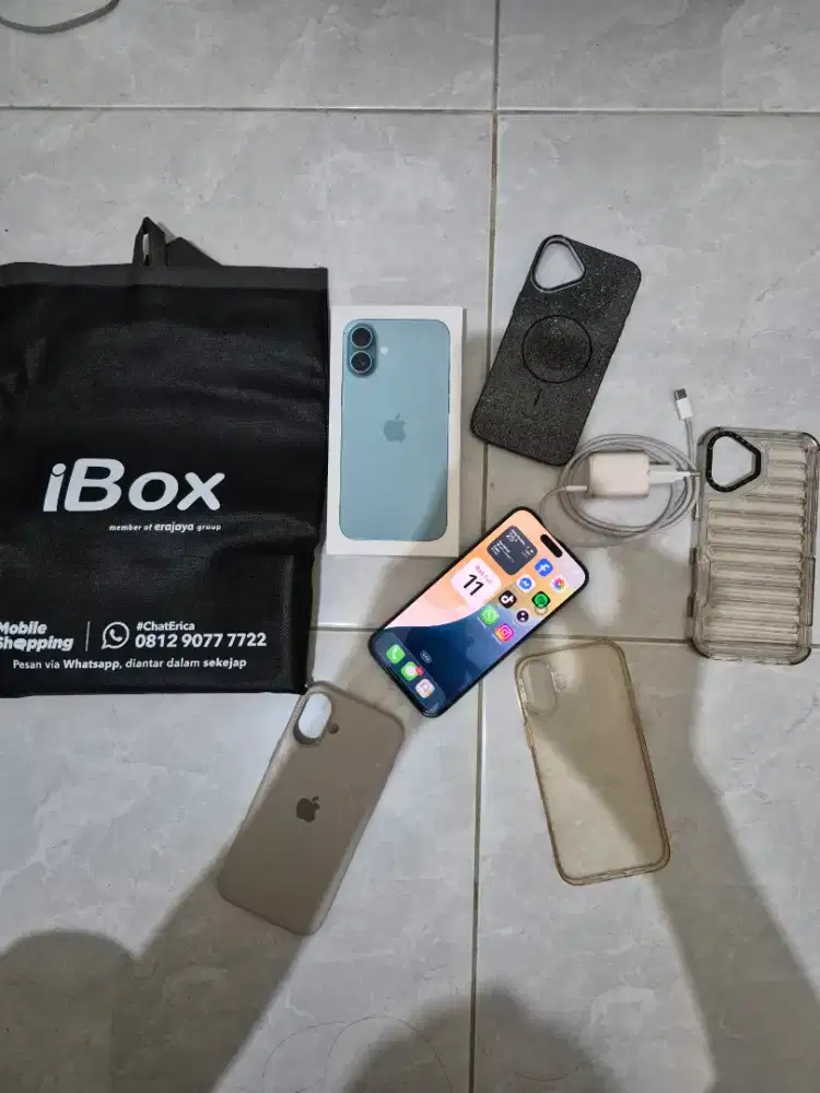 Iphone 16 Plus 128 GB Fullset Ibox