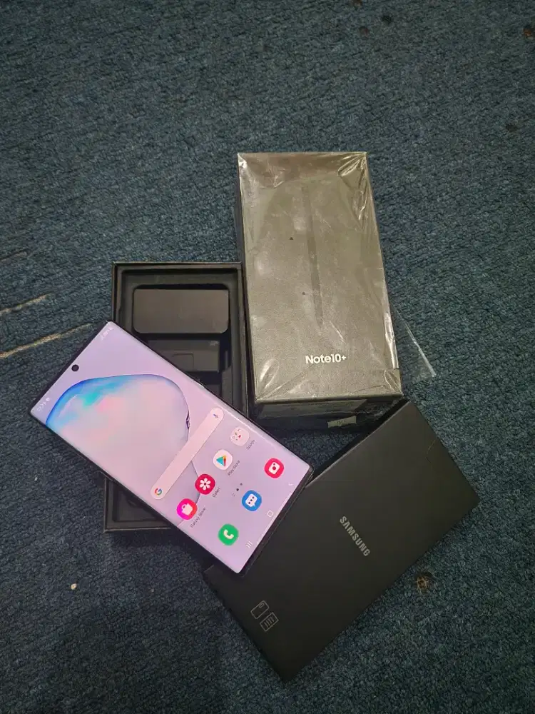 Samsung Note 10+ 12/256gb ex sein resmi mulus perfect jual cepat
