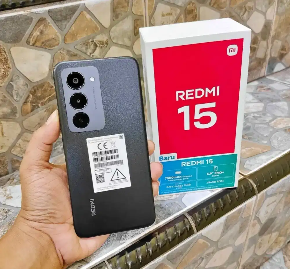 redmi 15 8/256 mulus 99%