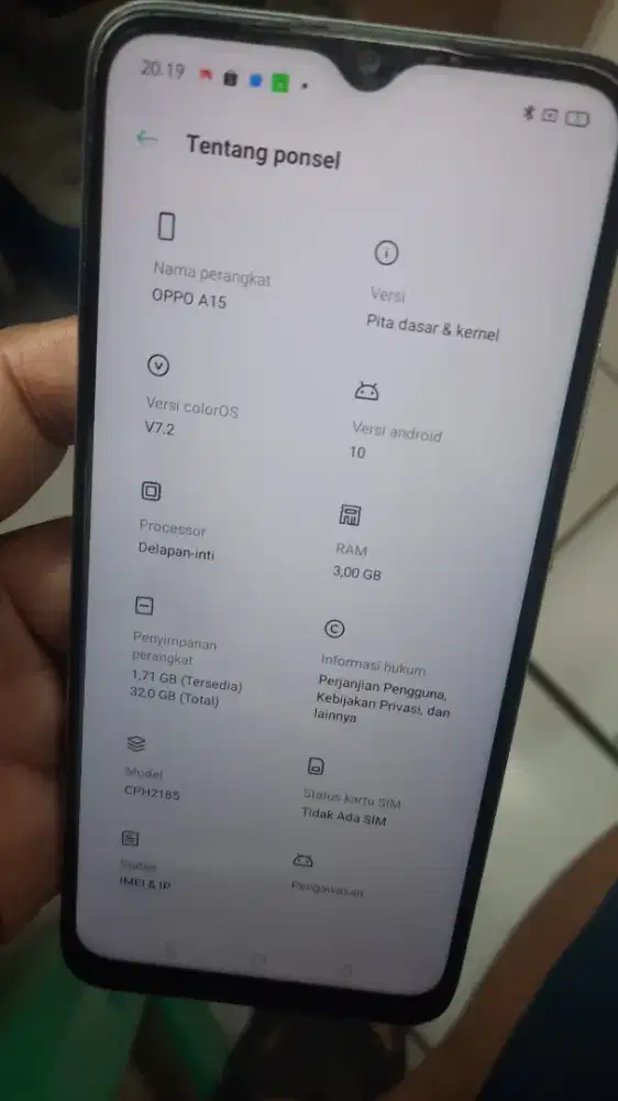 Oppo A15 3/32 batangan