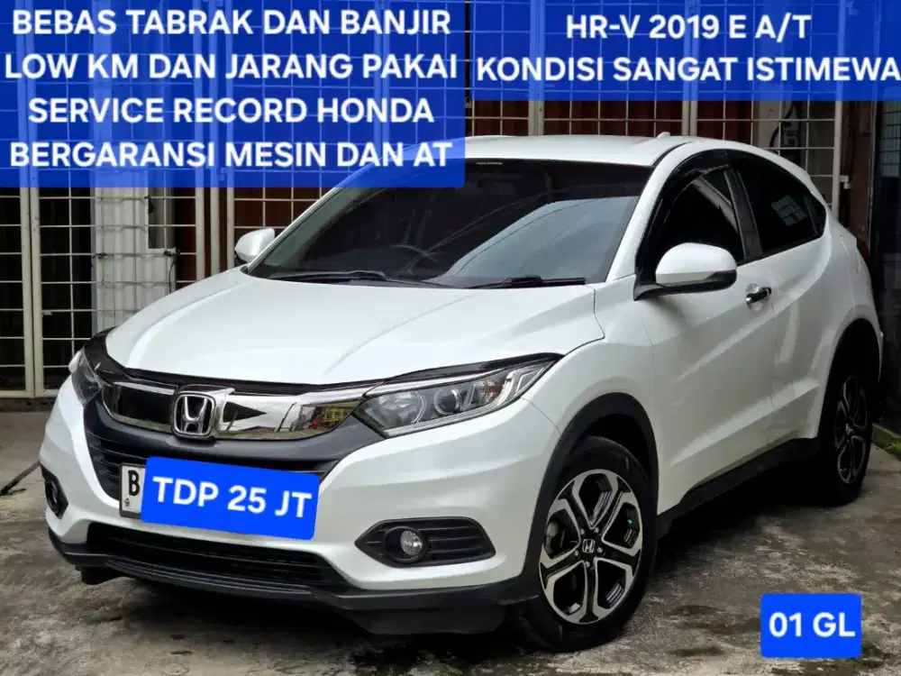 Honda HR-V 2019 E HRV AT Automatic Model 2018 Prestige 2020 Putih