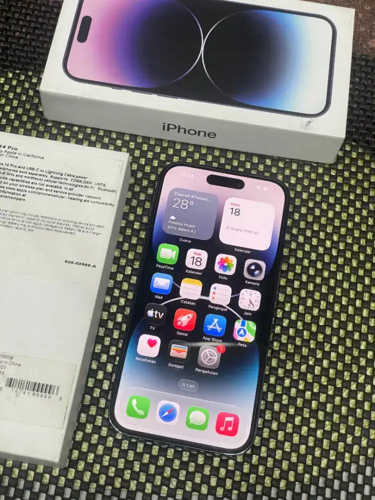 iphone 14 pro 256GB fullset
