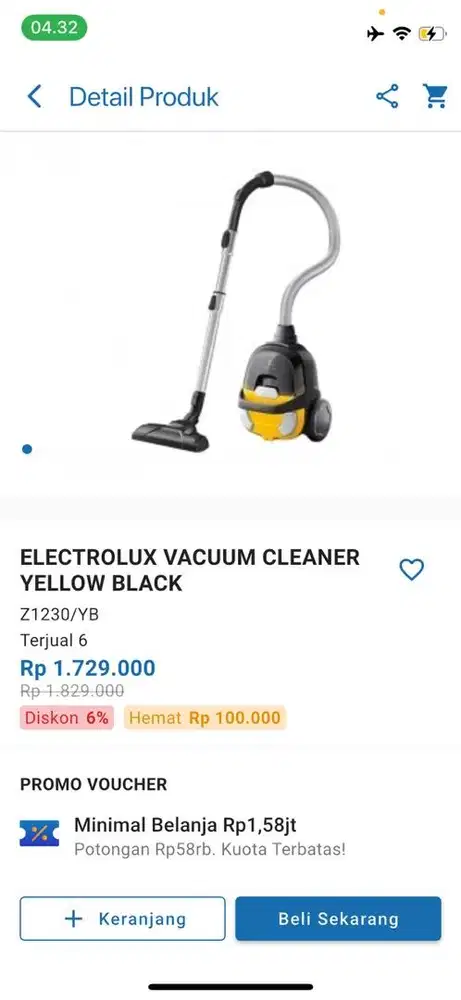 Vacuum cleaner Electrolux