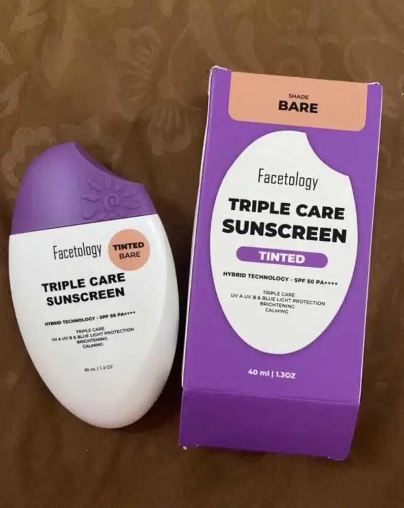 Facetology suncreen