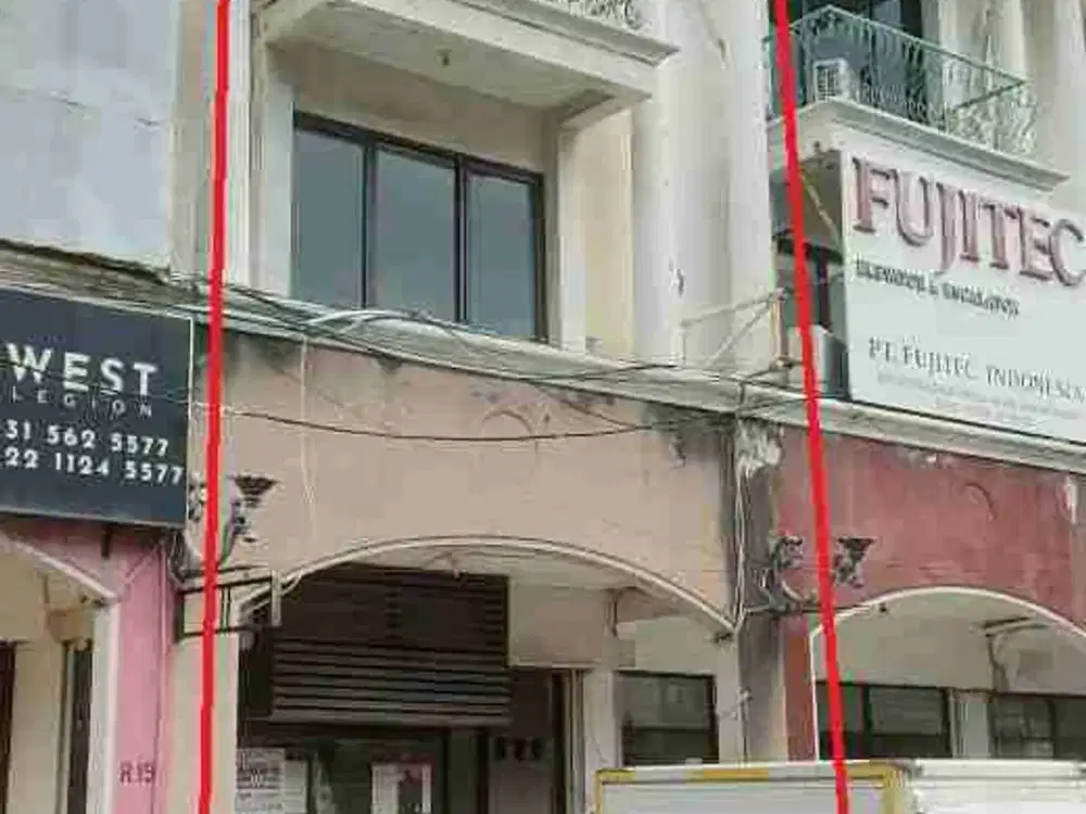 Dijual murah via lelang ruko rich palace Surabaya kota