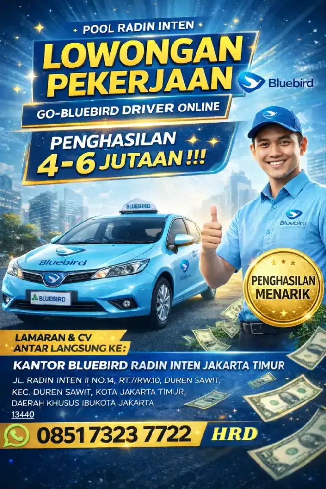 Lowongan Kerja Driver Jakarta Timur, Buaran