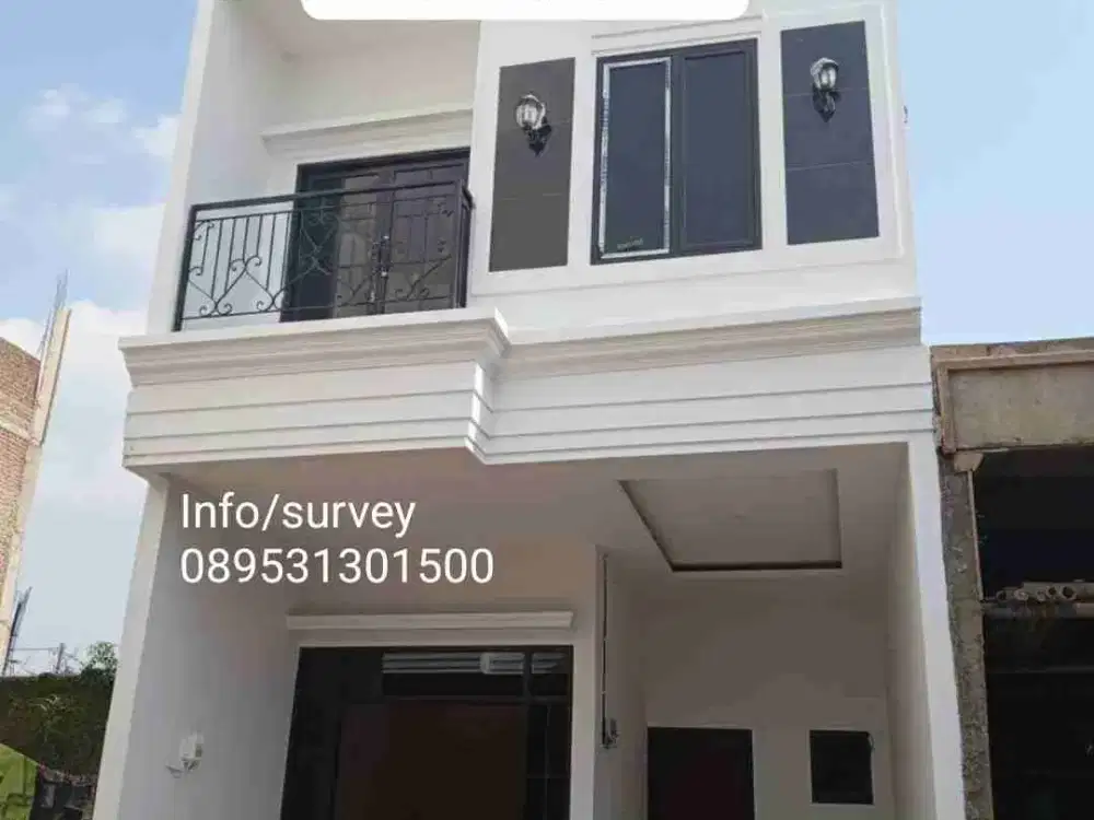 Rumah 2,5 Lantai + Rooftop Akses mobil di Jagakarsa Jakarta Selatan SHM