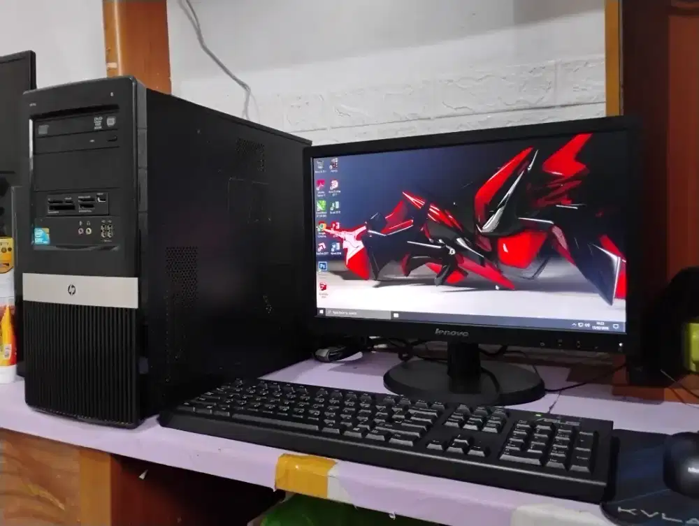 Pc editing HP / intel core i7 + ram 8gb + vga amd + monitor 19inch