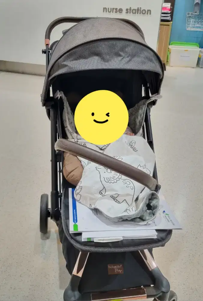 Jual Stroller babyelle compatto black auto fold