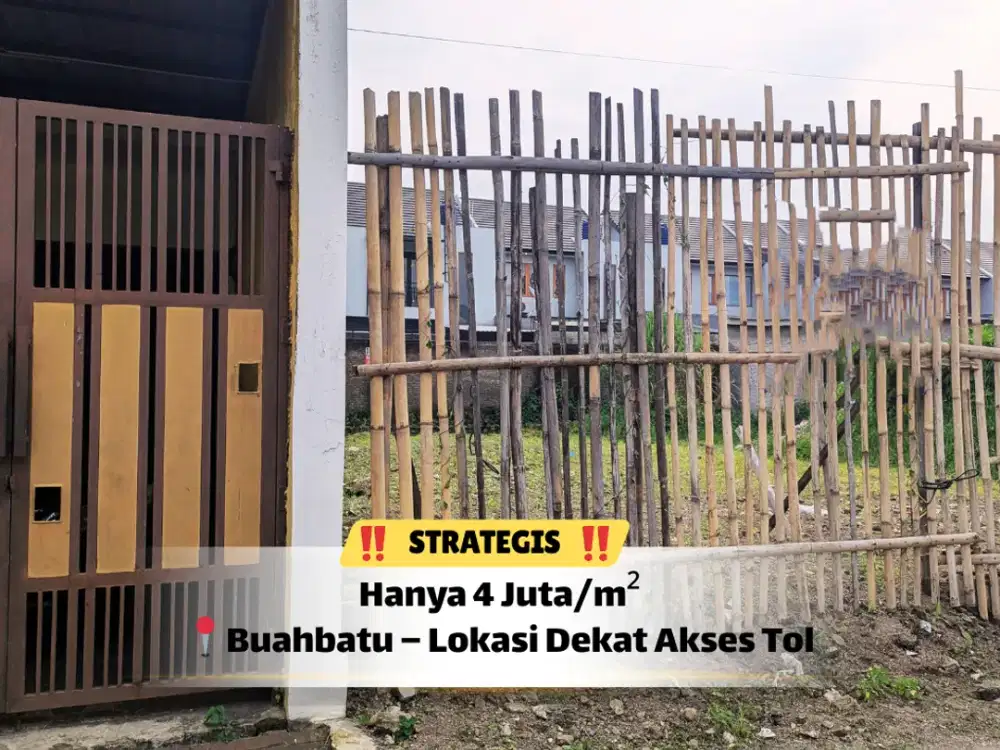 Jarang Ada! Kavling Strategis dengan Nilai Investasi Tinggi