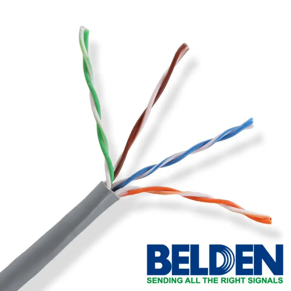 Kabel LAN Belden Cat5e UTP RJ45 Indoor Original 1 Meter / Eceran