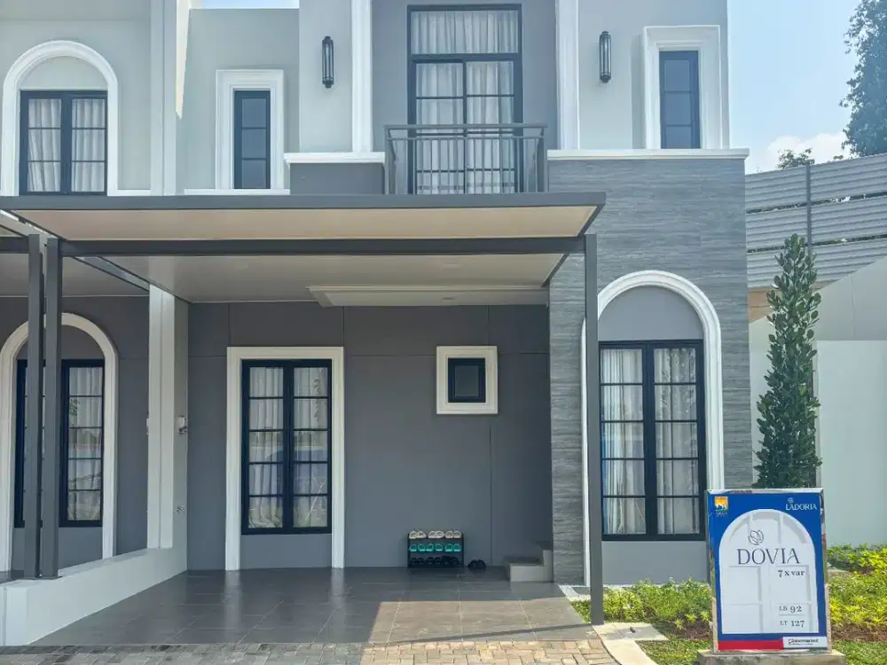 Rumah Mewah Smart Home Desain Mediterania, 1 Menit dari Pintu Tol & Mall Living World di Bekasi – DP 0% & Subsidi Biaya KPR