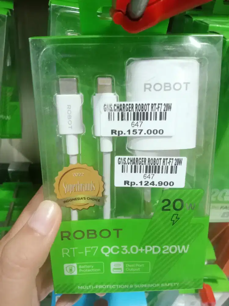 CHARGER ROBOT RT-F7 20W| ATLANTIS DAHSYAT