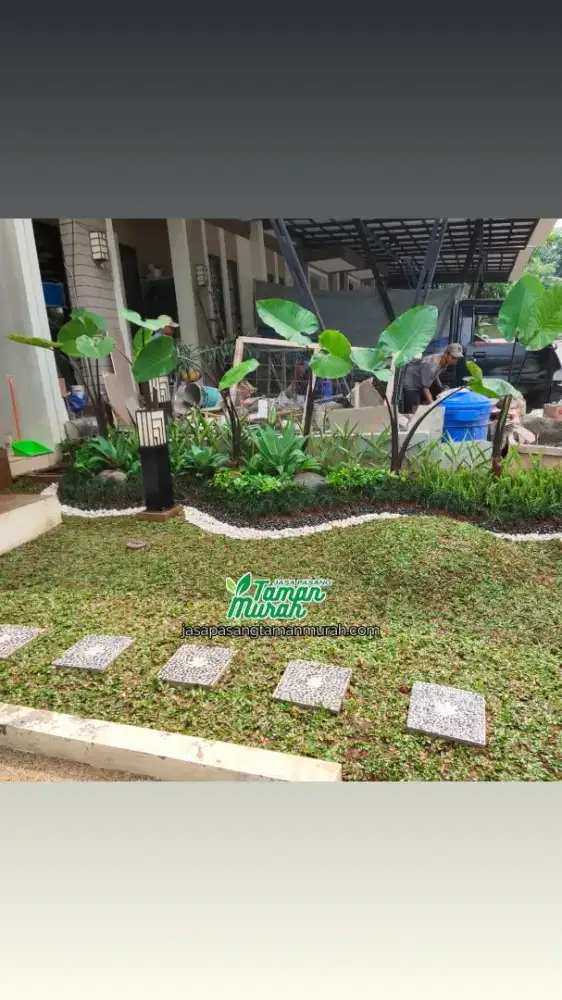 Tukang Taman, Pembuatan Taman, Pasang Rumput Taman