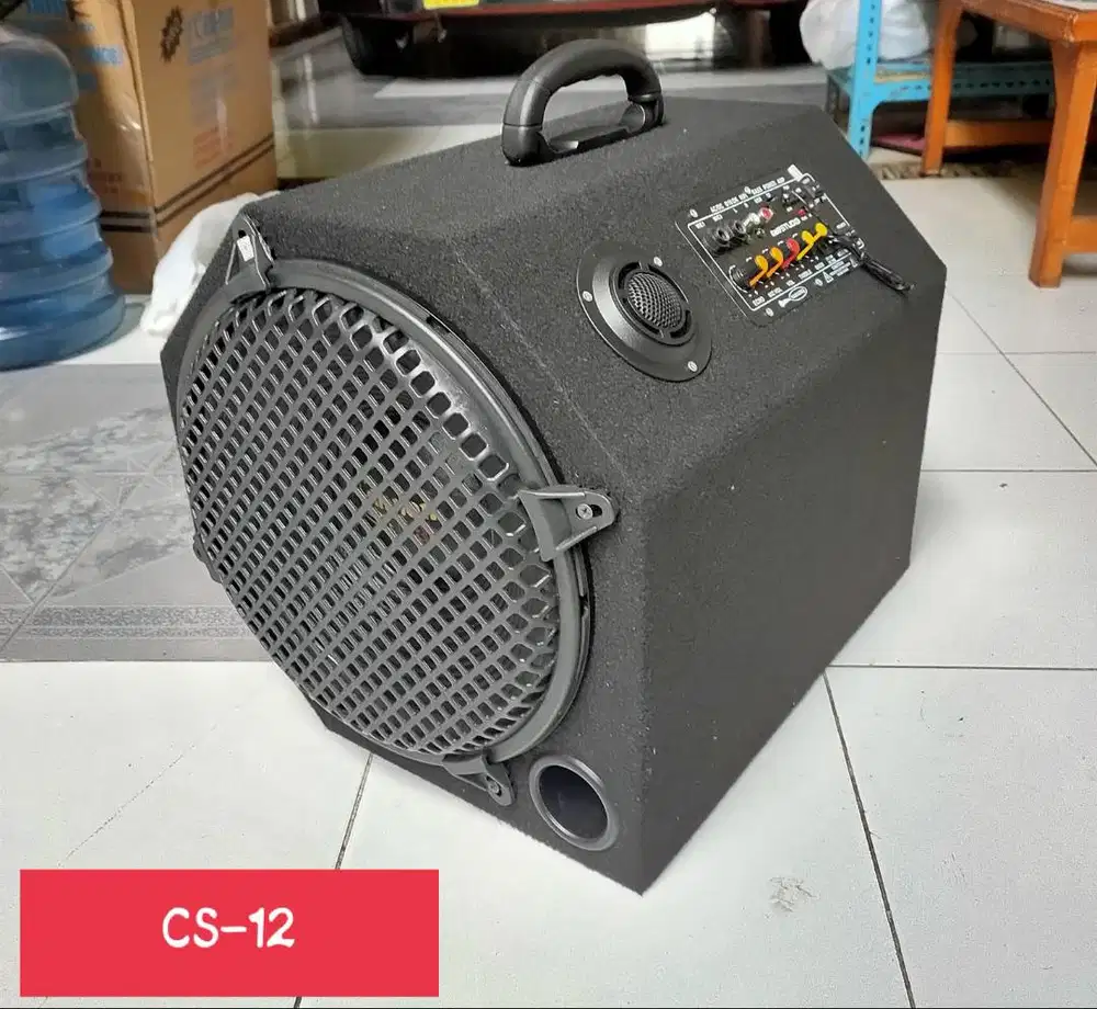 Speaker Aktif Bluetooth 12 Inch Karaoke Super Bass rakitan